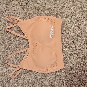 Gymshark Energy Seamless Sports Bra size xs Pink Taupe
